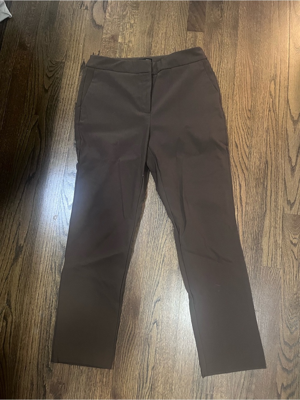 Rachel Zoe Women's Brown Straight-Leg Pants